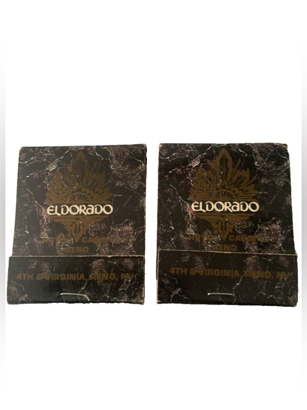 Vintage Matchbook Eldorado Hotel and Casino Rebo Nv Lot of 2